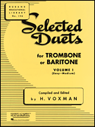 SELECTED DUETS #1 TROMBONE cover
